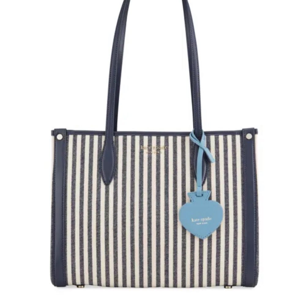 Kate Spade Market Striped Canvas Medium Tote